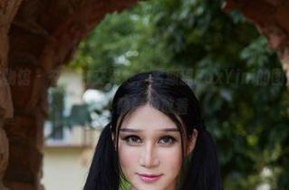 YouWu尤物馆 – 在黑白交界处，孟狐狸FoxYini的图库写真就那么静静地放着